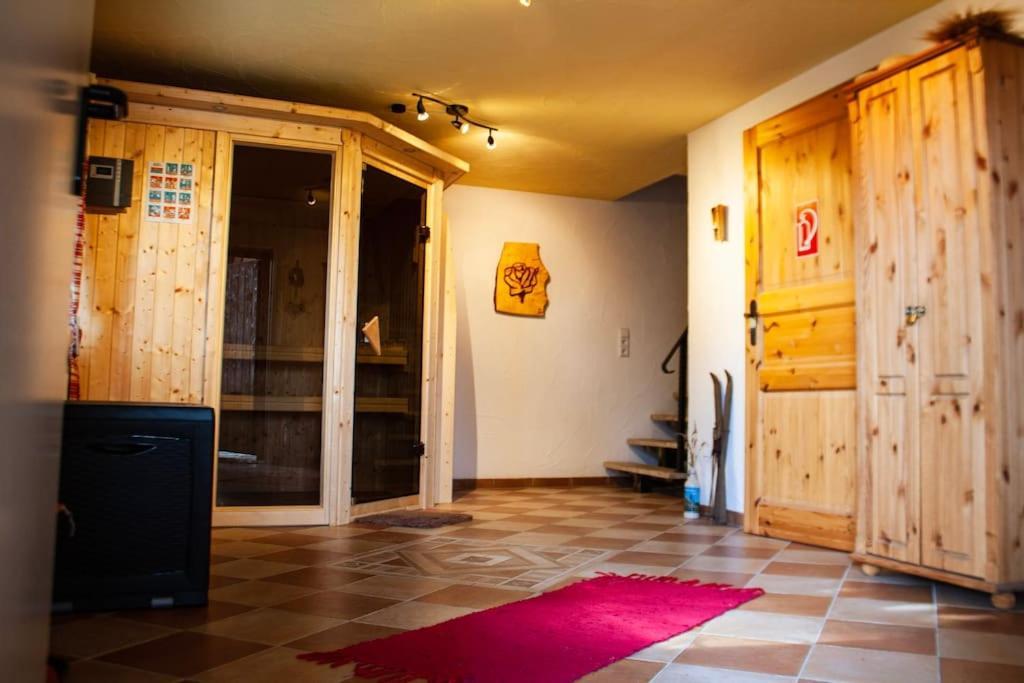 Ferienhaus Sonnenblick Entspannung Mit Sauna Kamin Und Balkon Sonneberg Exterior foto
