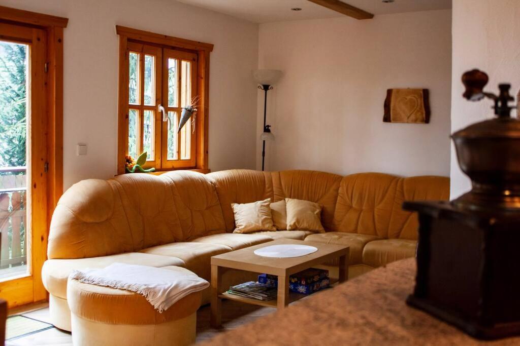 Ferienhaus Sonnenblick Entspannung Mit Sauna Kamin Und Balkon Sonneberg Exterior foto