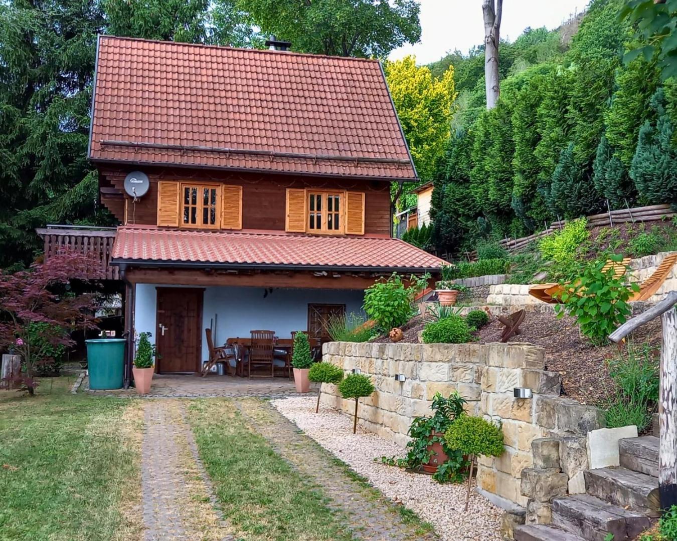Ferienhaus Sonnenblick Entspannung Mit Sauna Kamin Und Balkon Sonneberg Exterior foto